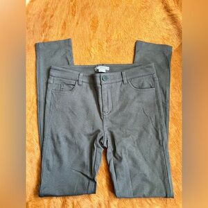 Vince ponte skinny stretch pants leggings size 2 charcoal grey pockets